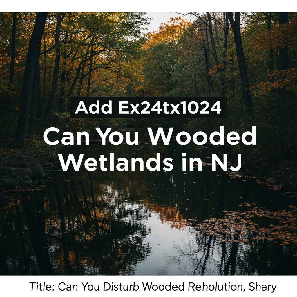 Can You Disturb Wooded Wetlands in NJ