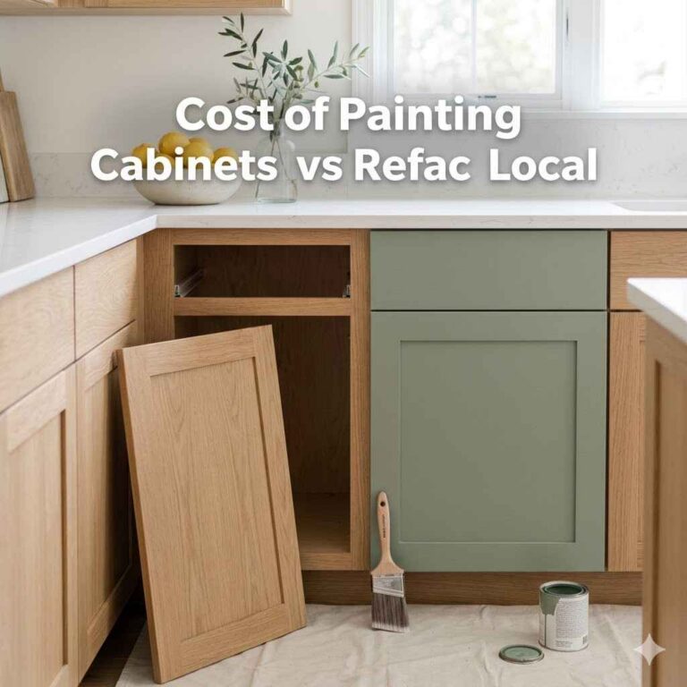 Cost of Painting Cabinets vs Refacing