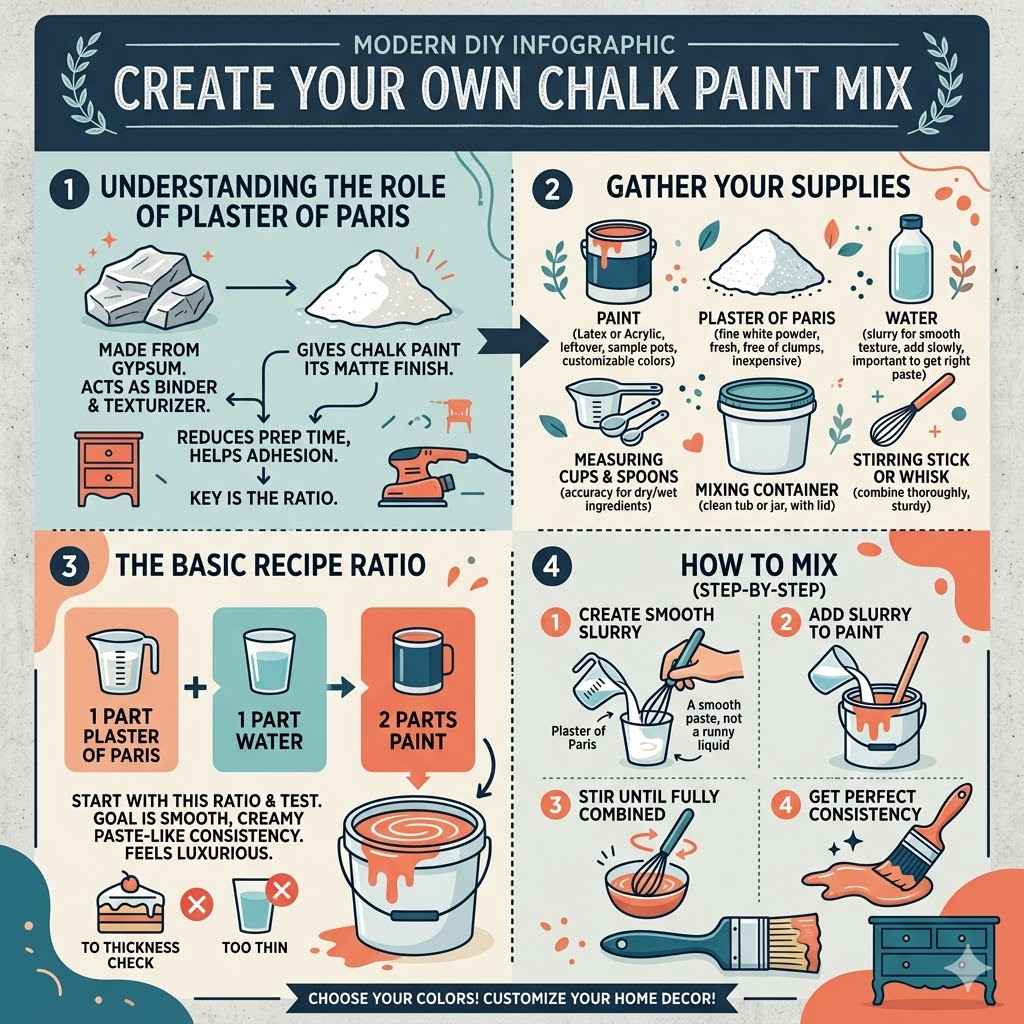 Create Your Own Chalk Paint Mix