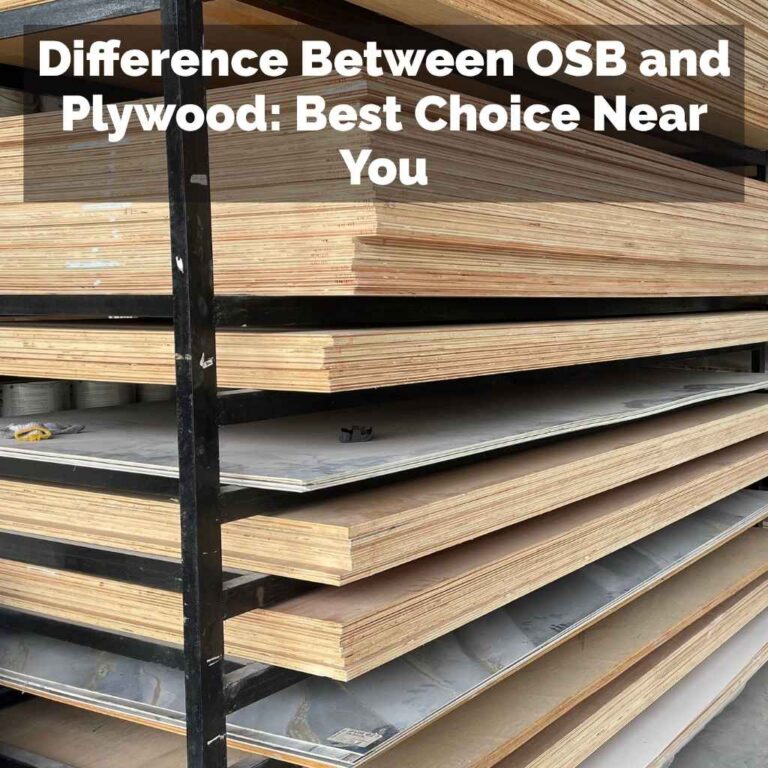 Difference Between OSB and Plywood
