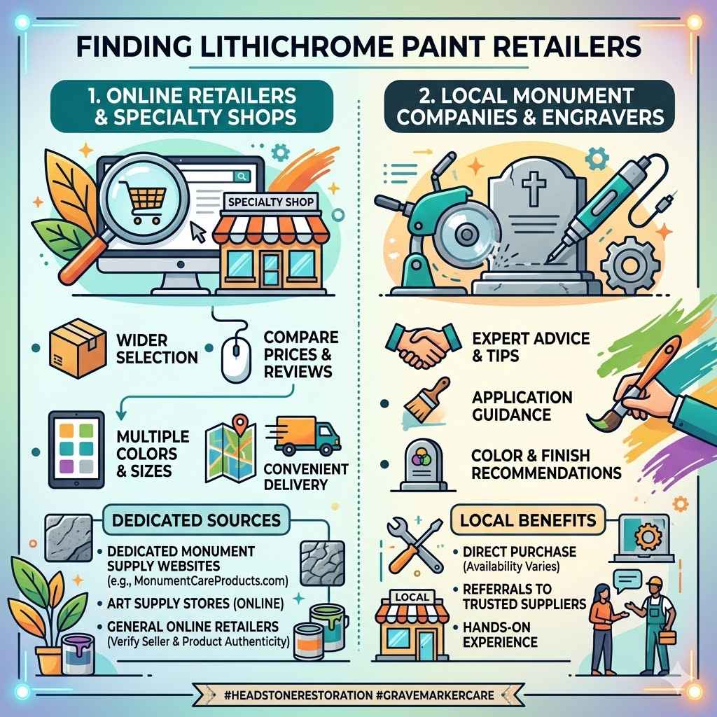 Finding Lithichrome Paint Retailers