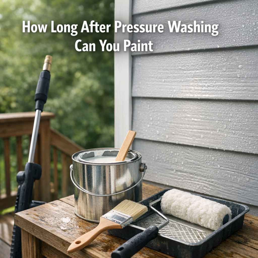 How Long After Pressure Washing Can You Paint