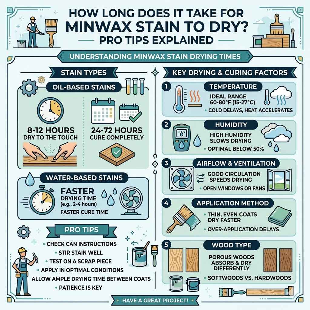 How Long Does It Take For Minwax Stain To Dry