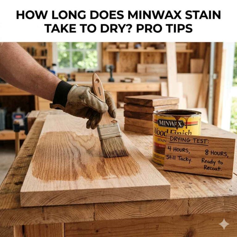 How Long Does Minwax Stain Take To Dry