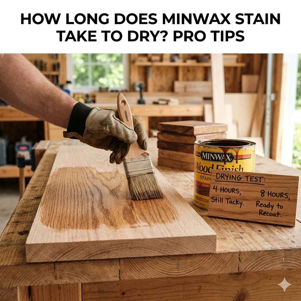 How Long Does Minwax Stain Take To Dry
