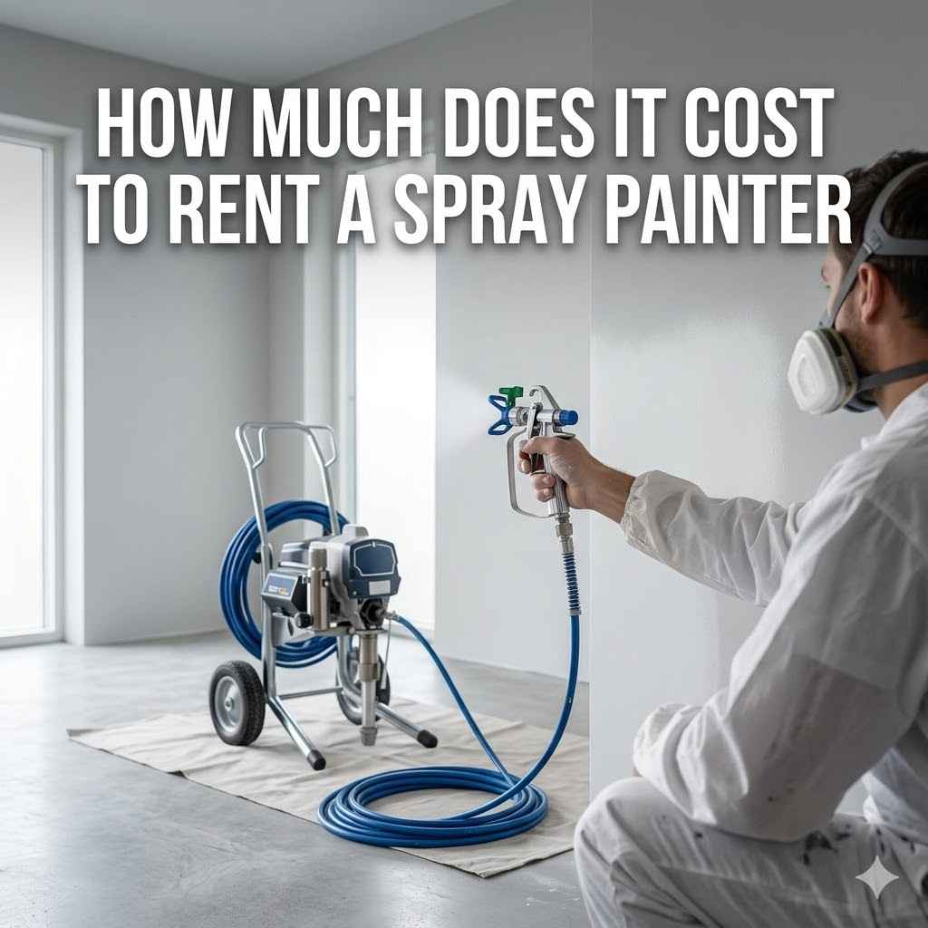 How Much Does It Cost to Rent a Spray Painter