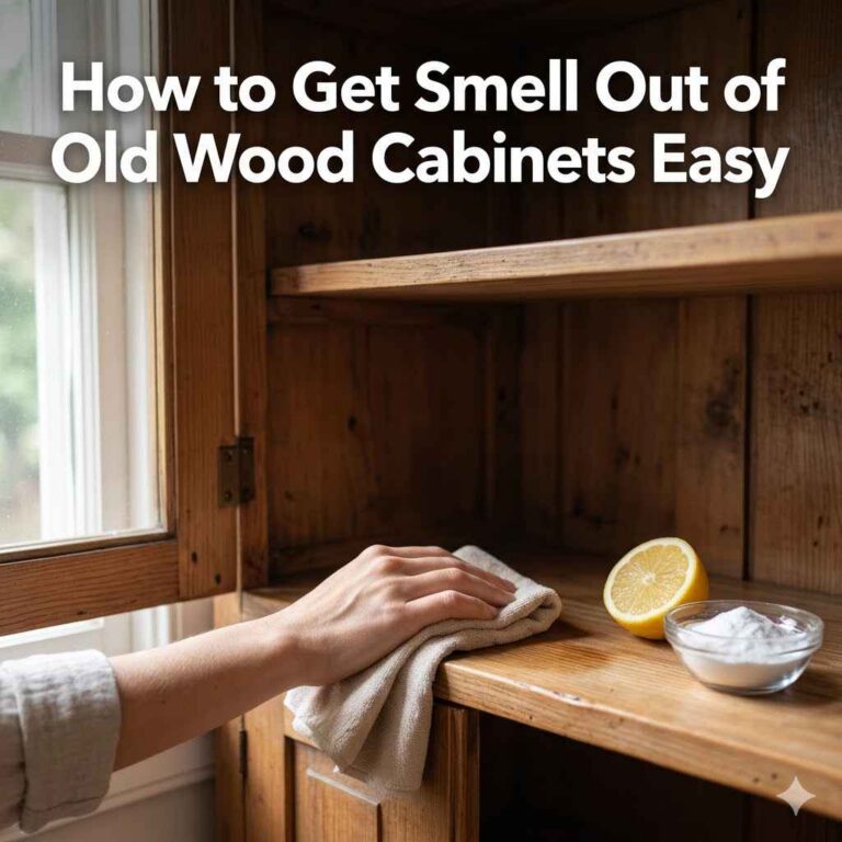How to Get Smell Out of Old Wood Cabinets Easy