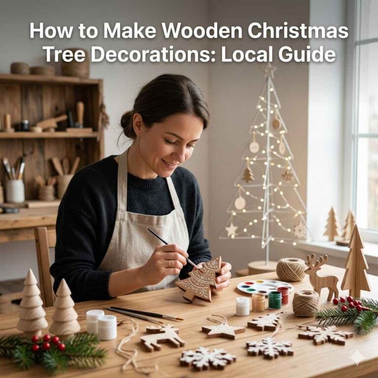 How to Make Wooden Christmas Tree Decorations