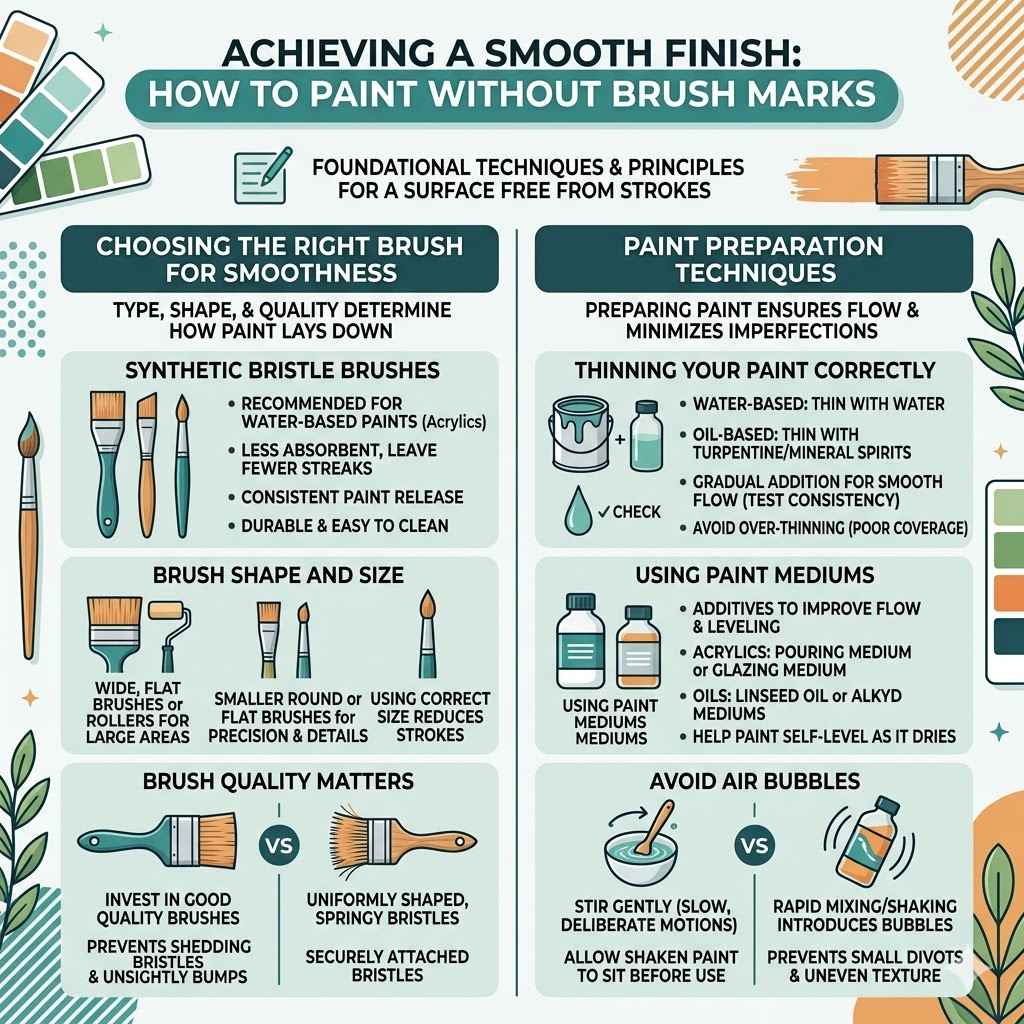 Achieving a Smooth Finish How to Paint With a Brush Without Brush Marks