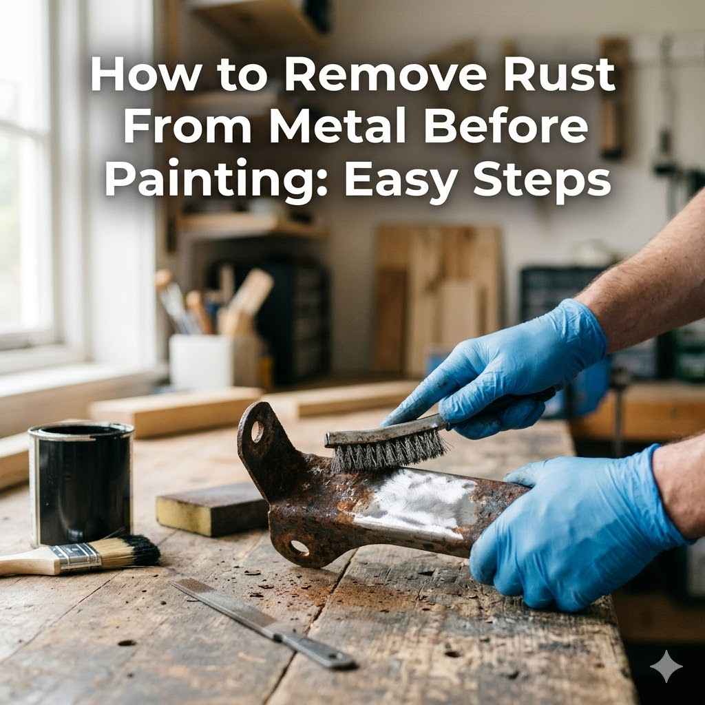How to Remove Rust From Metal Before Painting