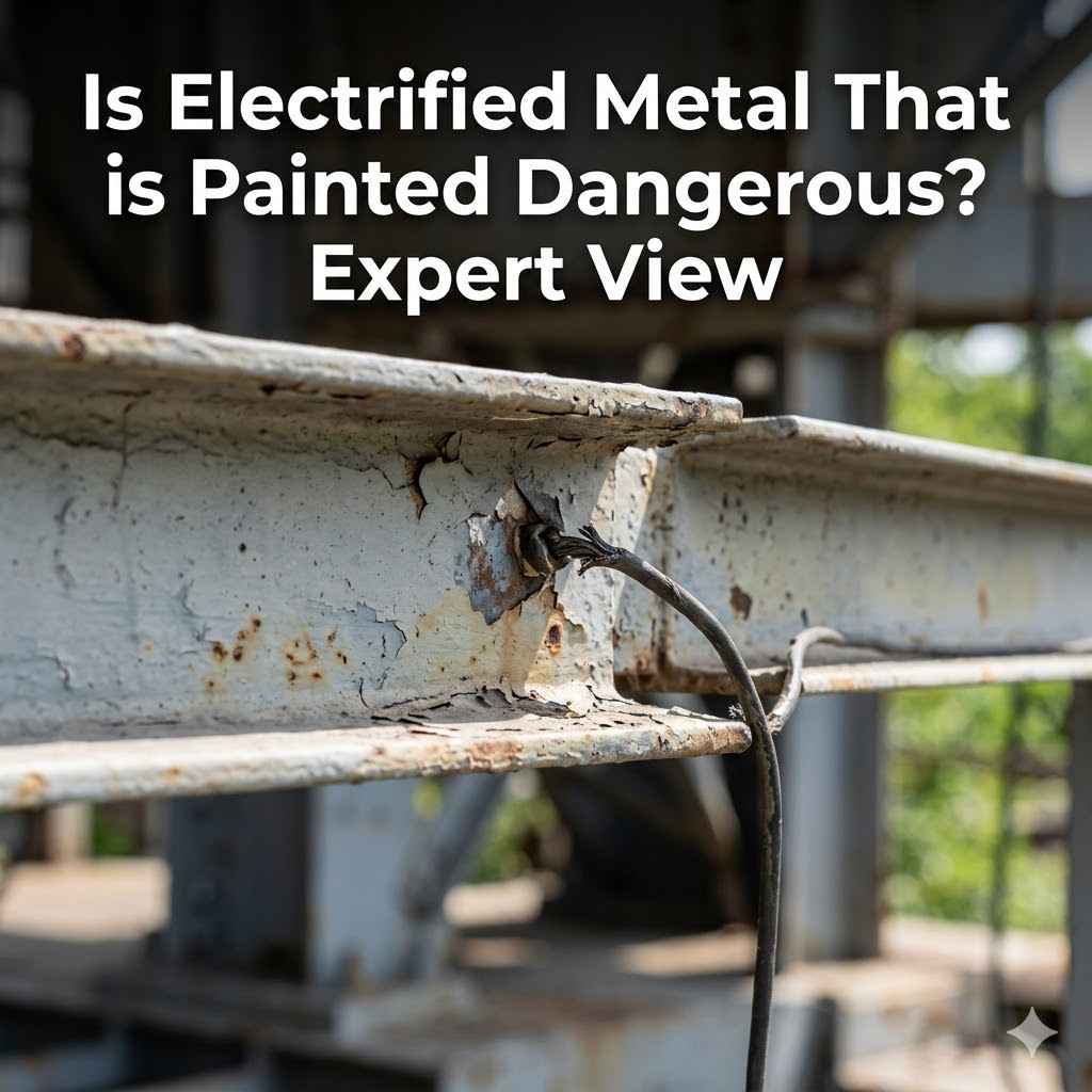 Is Electrified Metal That is Painted Dangerous