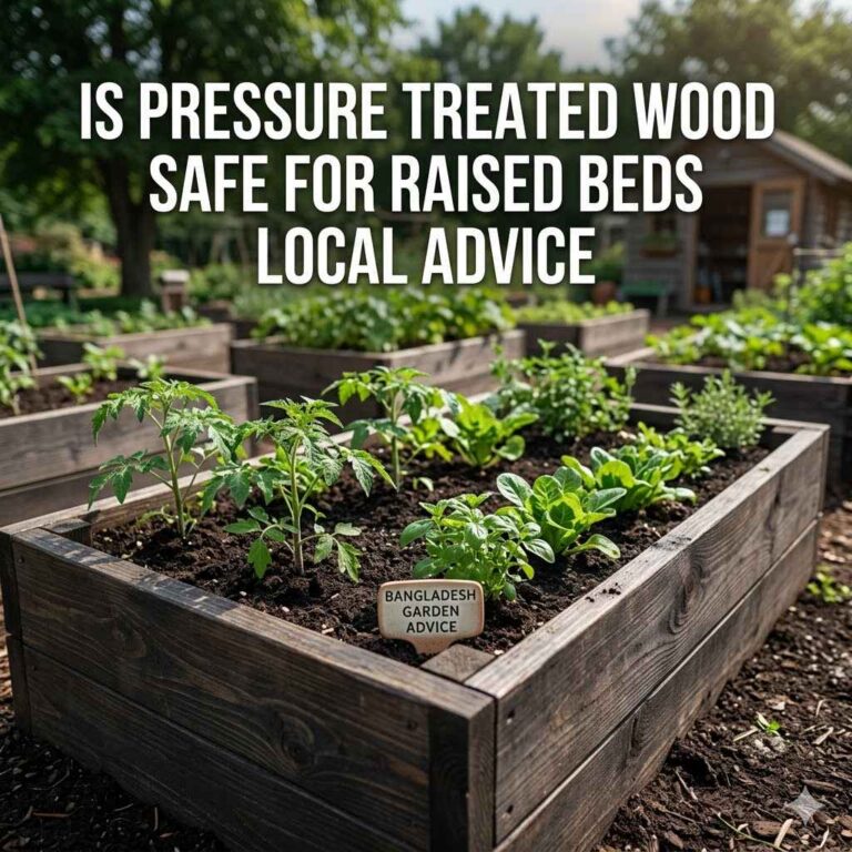 Is Pressure Treated Wood Safe for Raised Beds