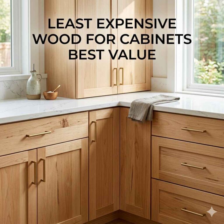 Least Expensive Wood for Cabinets