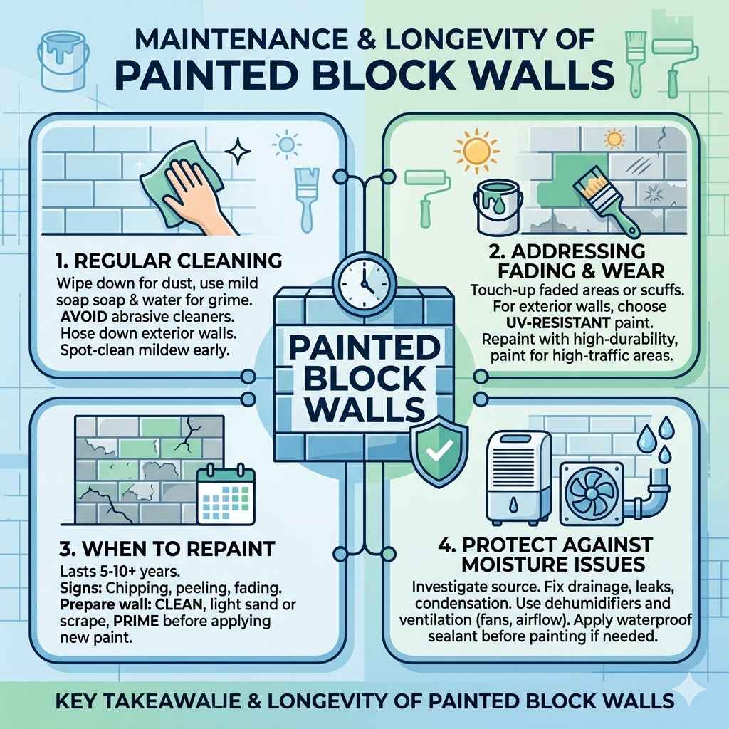 Maintenance and Longevity of Painted Block Walls