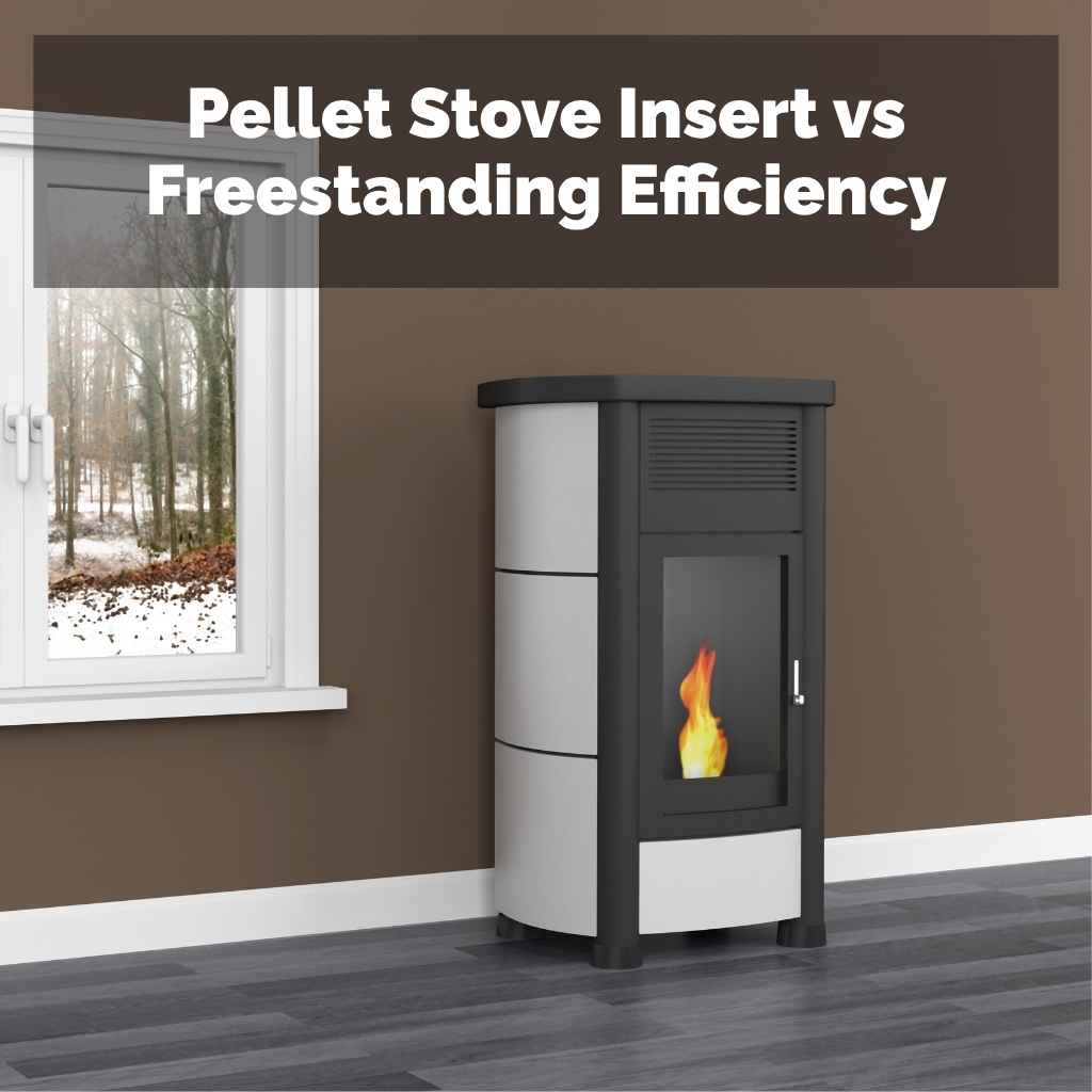 Pellet Stove Insert vs Freestanding Efficiency
