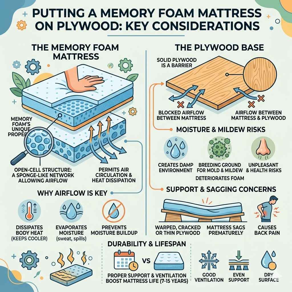 Putting A Memory Foam Mattress On Plywood