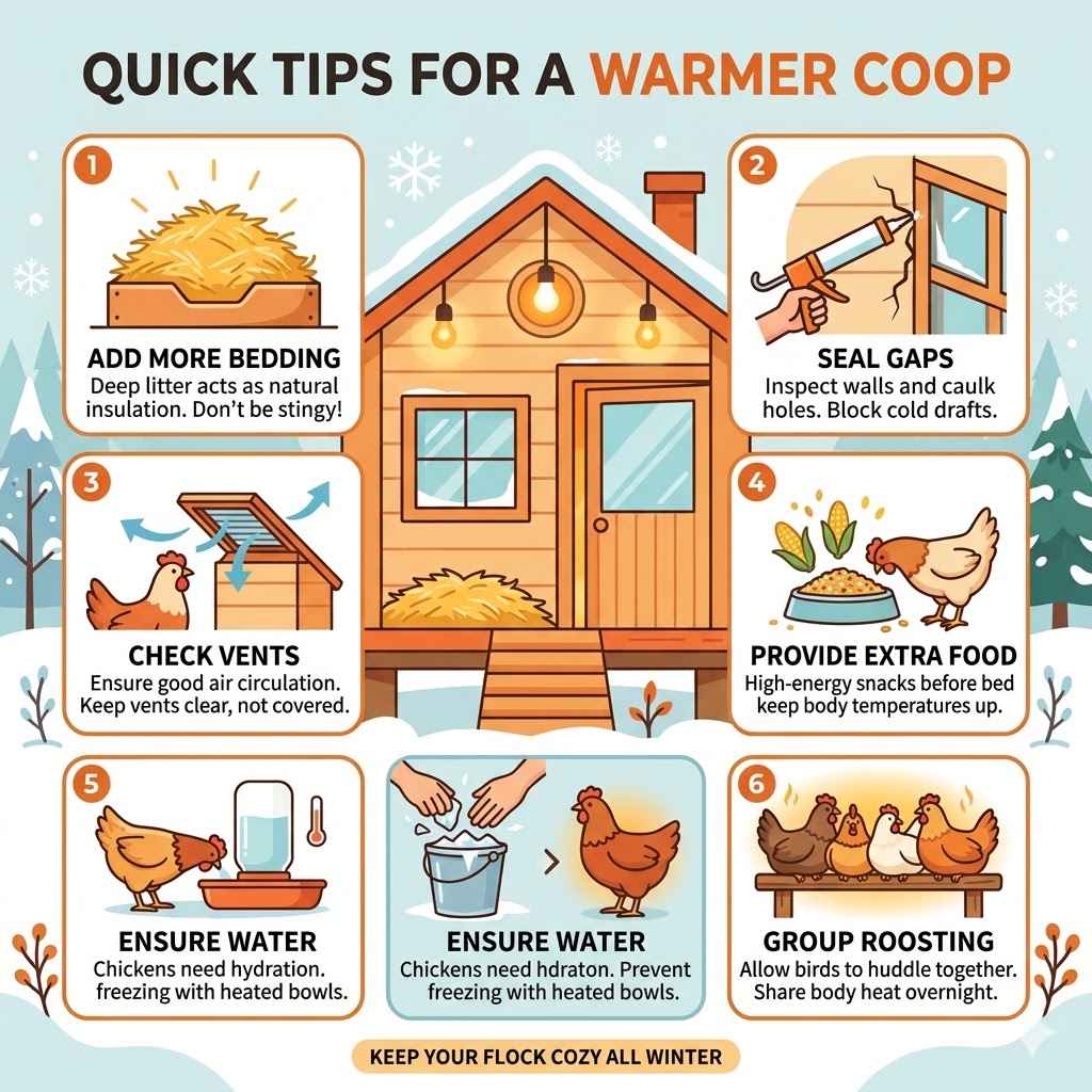 Quick Tips for a Warmer Coop