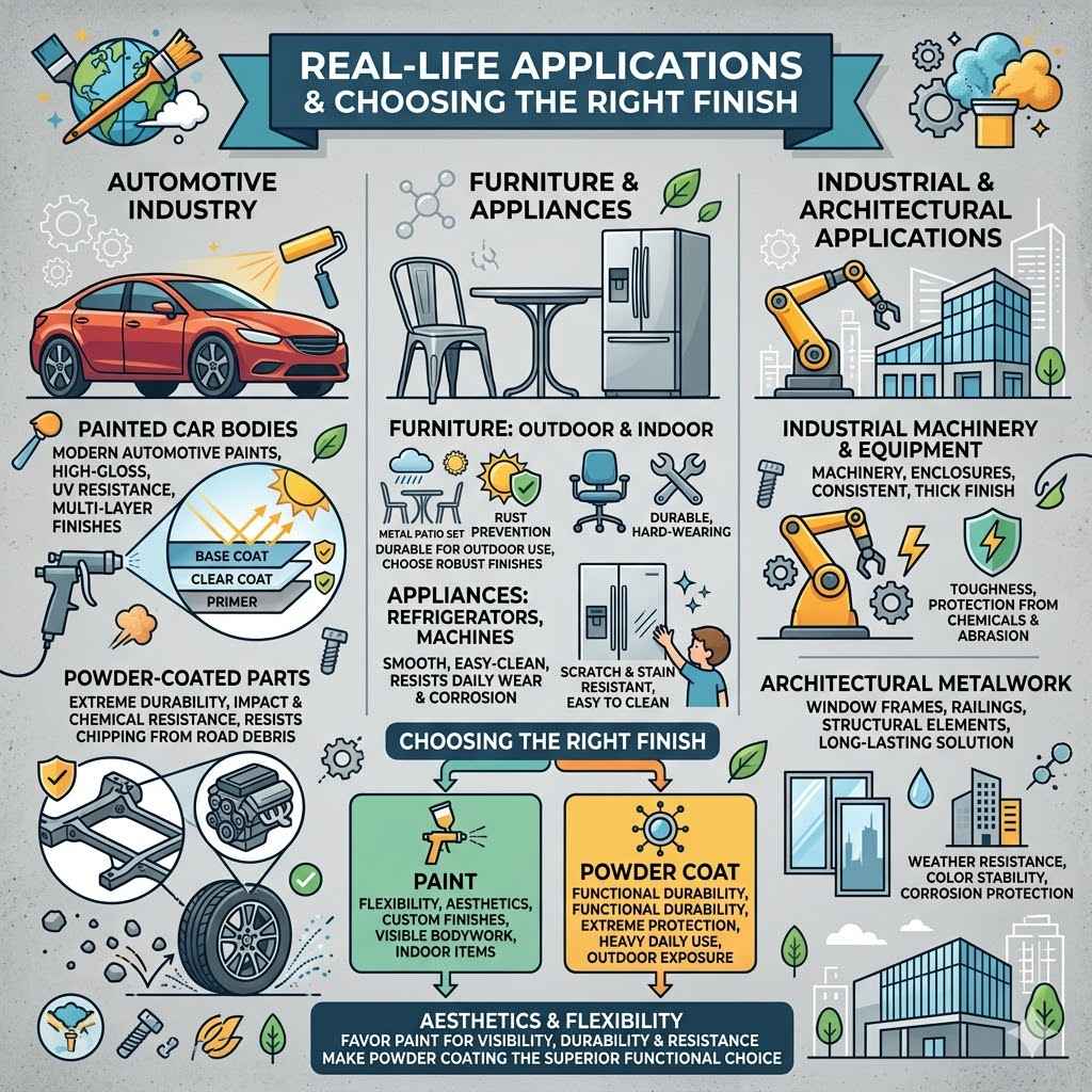 Real-Life Applications and Choosing the Right Finish