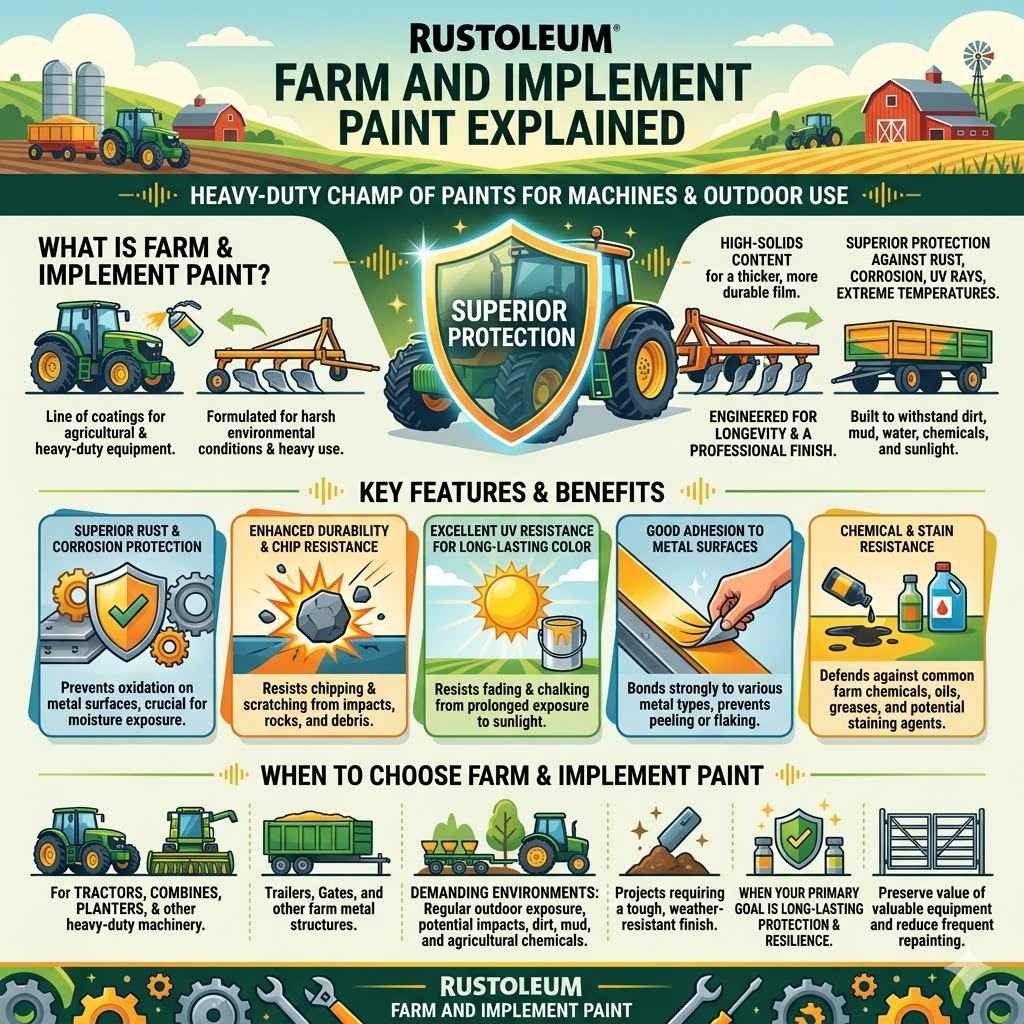 Rustoleum Farm and Implement Paint Explained