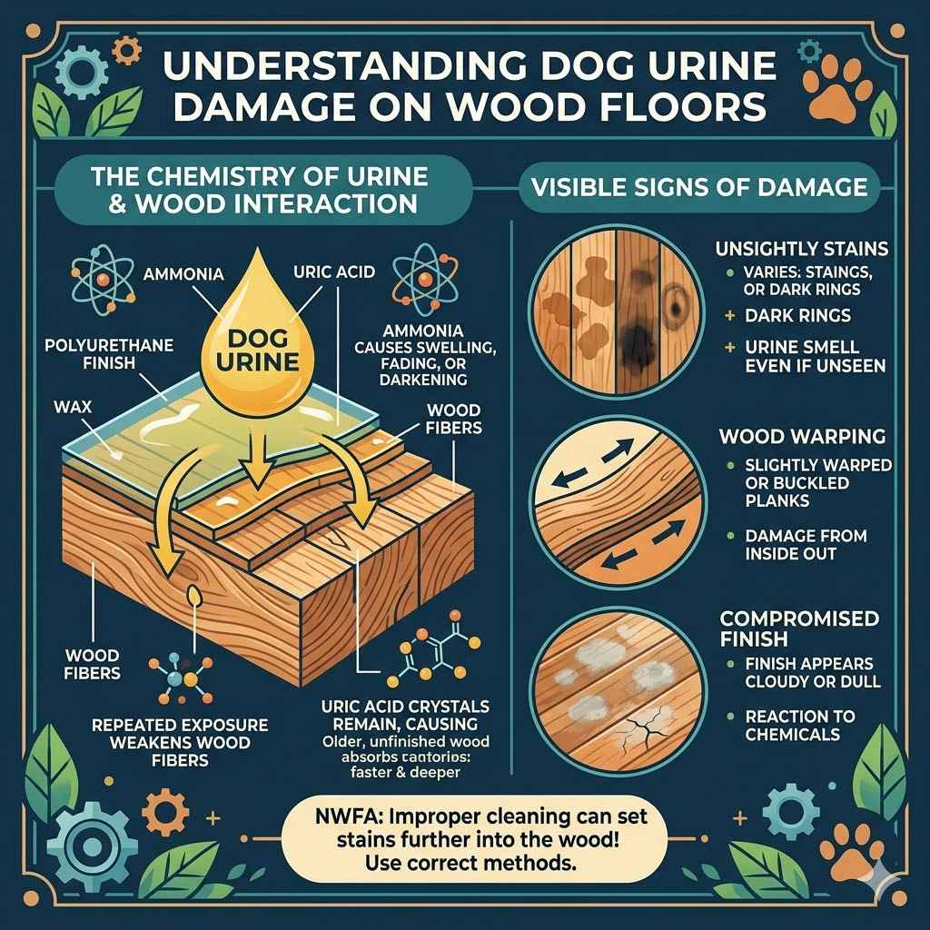 Understanding Dog Urine Damage on Wood Floors