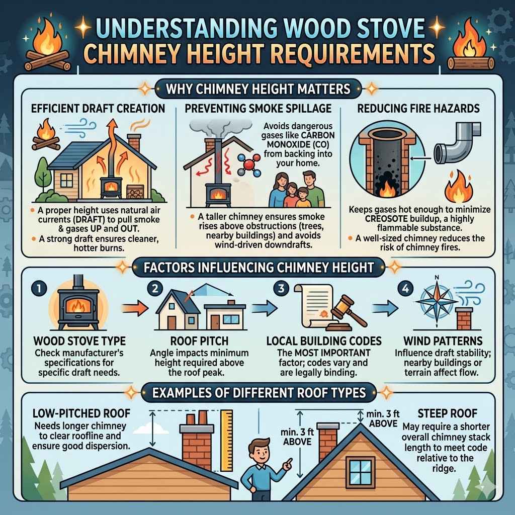 Understanding Wood Stove Chimney Height Requirements