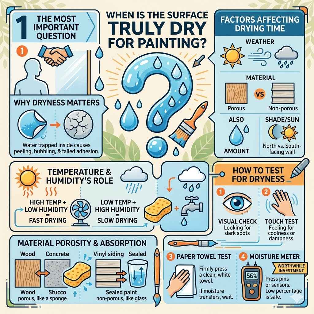 When Is The Surface Truly Dry