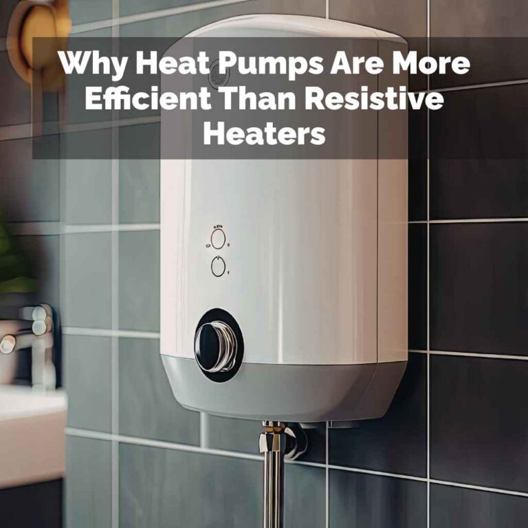 Why Heat Pumps Are More Efficient Than Resistive Heaters