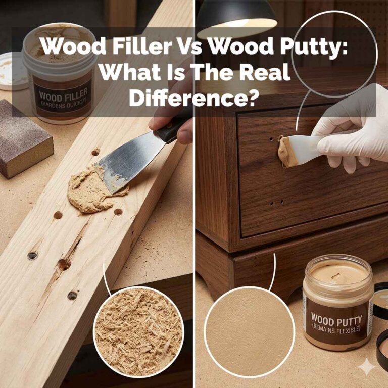 Wood Filler Vs Wood Putty