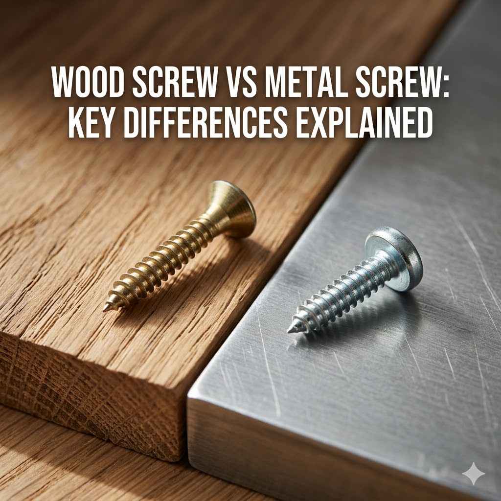 Wood Screw Vs Metal Screw