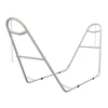 Two-person indoor hammock stand with adjustable steel frame