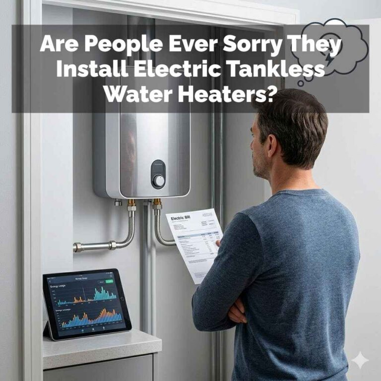 Are People Ever Sorry They Install Electric Tankless Water Heaters