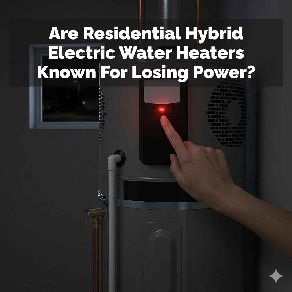 Are Residential Hybrid Electric Water Heaters Known For Losing Power