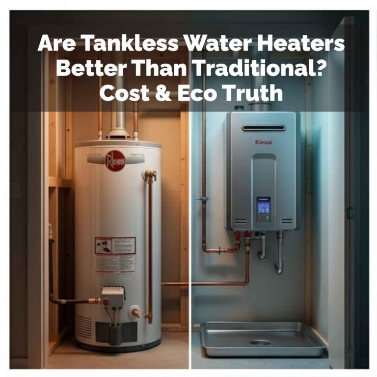 Are Tankless Water Heaters Better Than Traditional