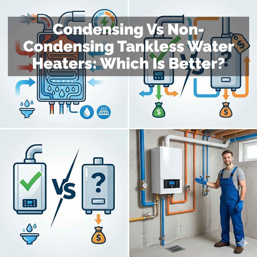 Condensing Vs Non-Condensing Tankless Water Heaters