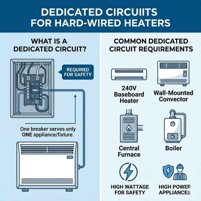 Understanding Dedicated Circuits for Heaters