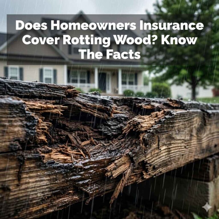 Does Homeowners Insurance Cover Rotting Wood