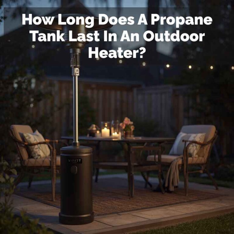 How Long Does A Propane Tank Last In An Outdoor Heater?