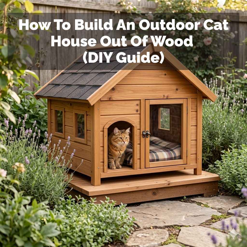 How To Build An Outdoor Cat House Out Of Wood
