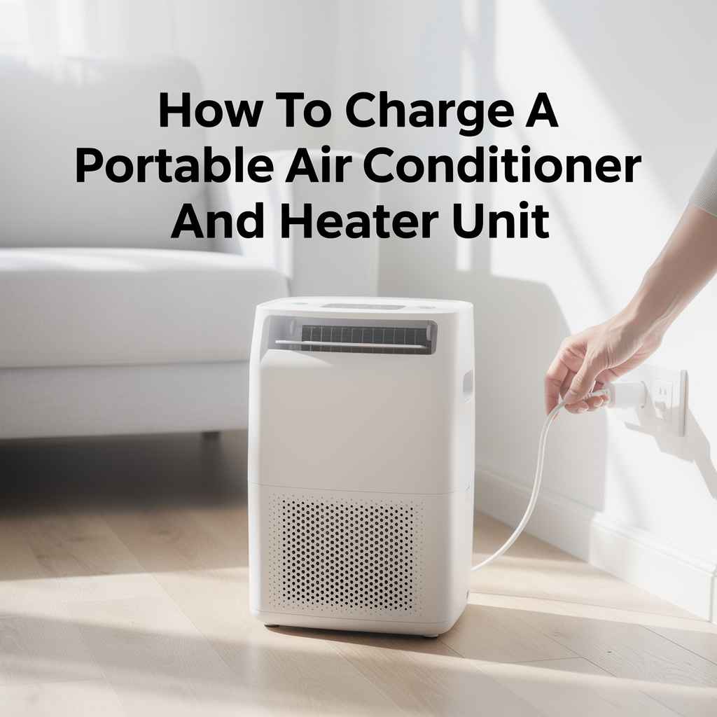 How To Charge A Portable Air Conditioner And Heater Unit