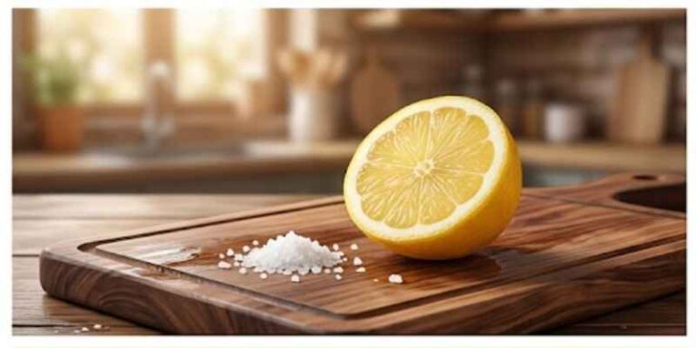 How To Clean A Wood Cutting Board With Lemon The Right Way
