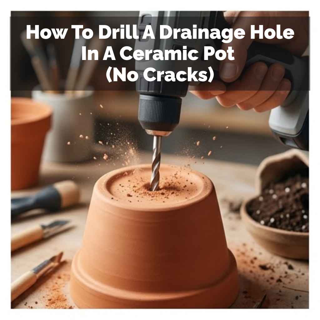 How To Drill A Drainage Hole In A Ceramic Pot