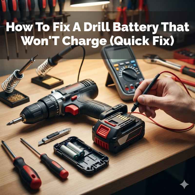 How To Fix A Drill Battery That Won'T Charge