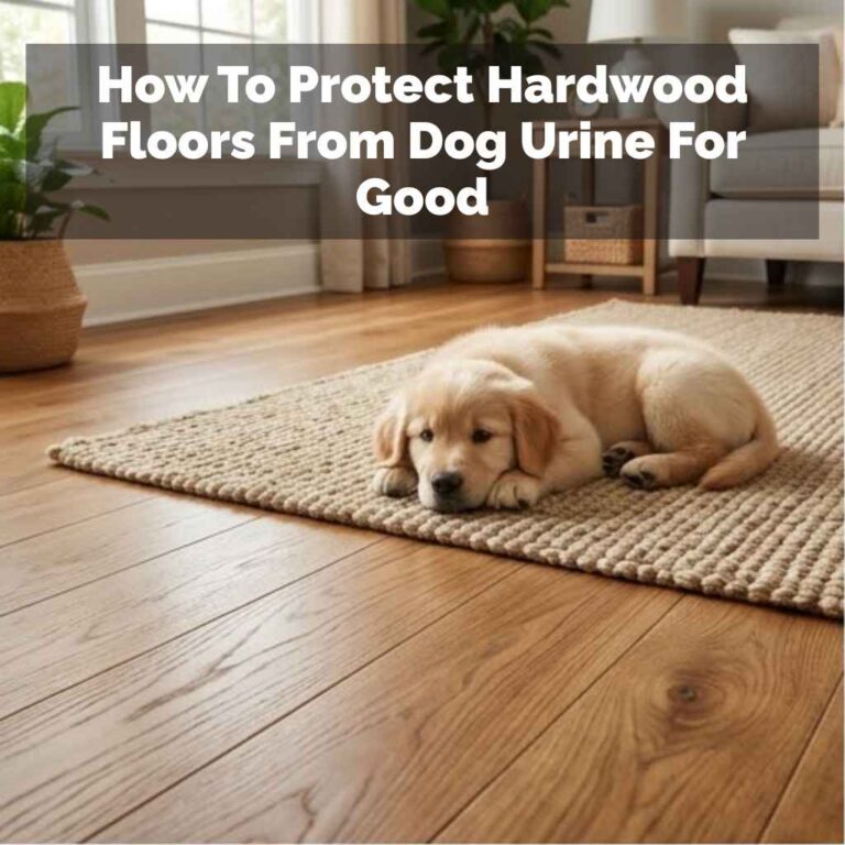 How To Protect Hardwood Floors From Dog Urine For Good
