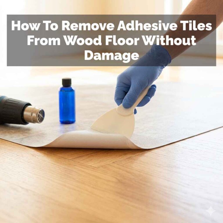 How To Remove Adhesive Tiles From Wood Floor Without Damage