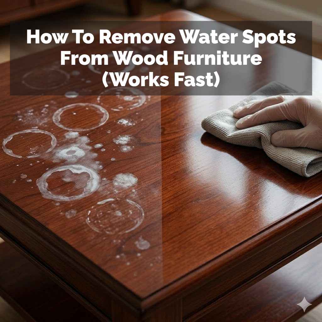 How To Remove Water Spots From Wood Furniture