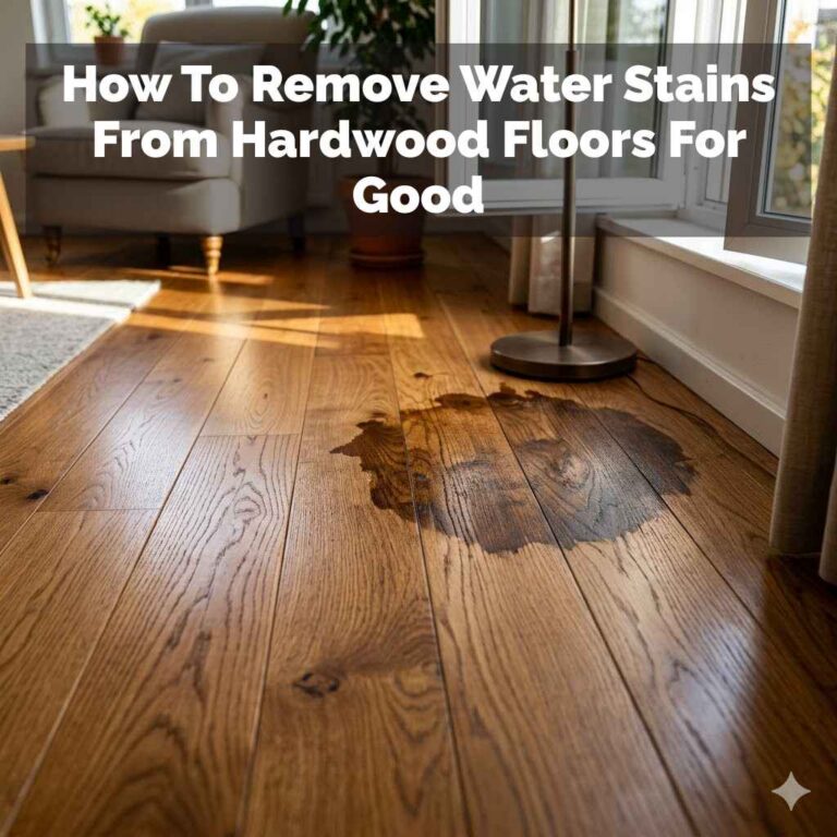 How To Remove Water Stains From Hardwood Floors For Good