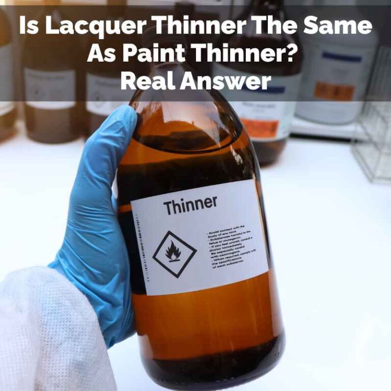 Is Lacquer Thinner The Same As Paint Thinner