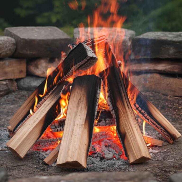 Starting a fire in a wood-burning fi