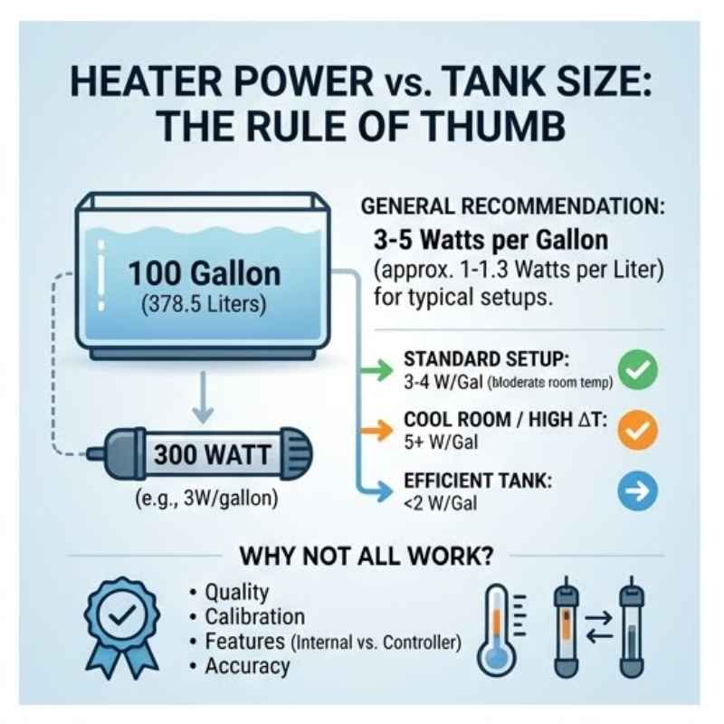 Understanding Aquarium Heater Wattage