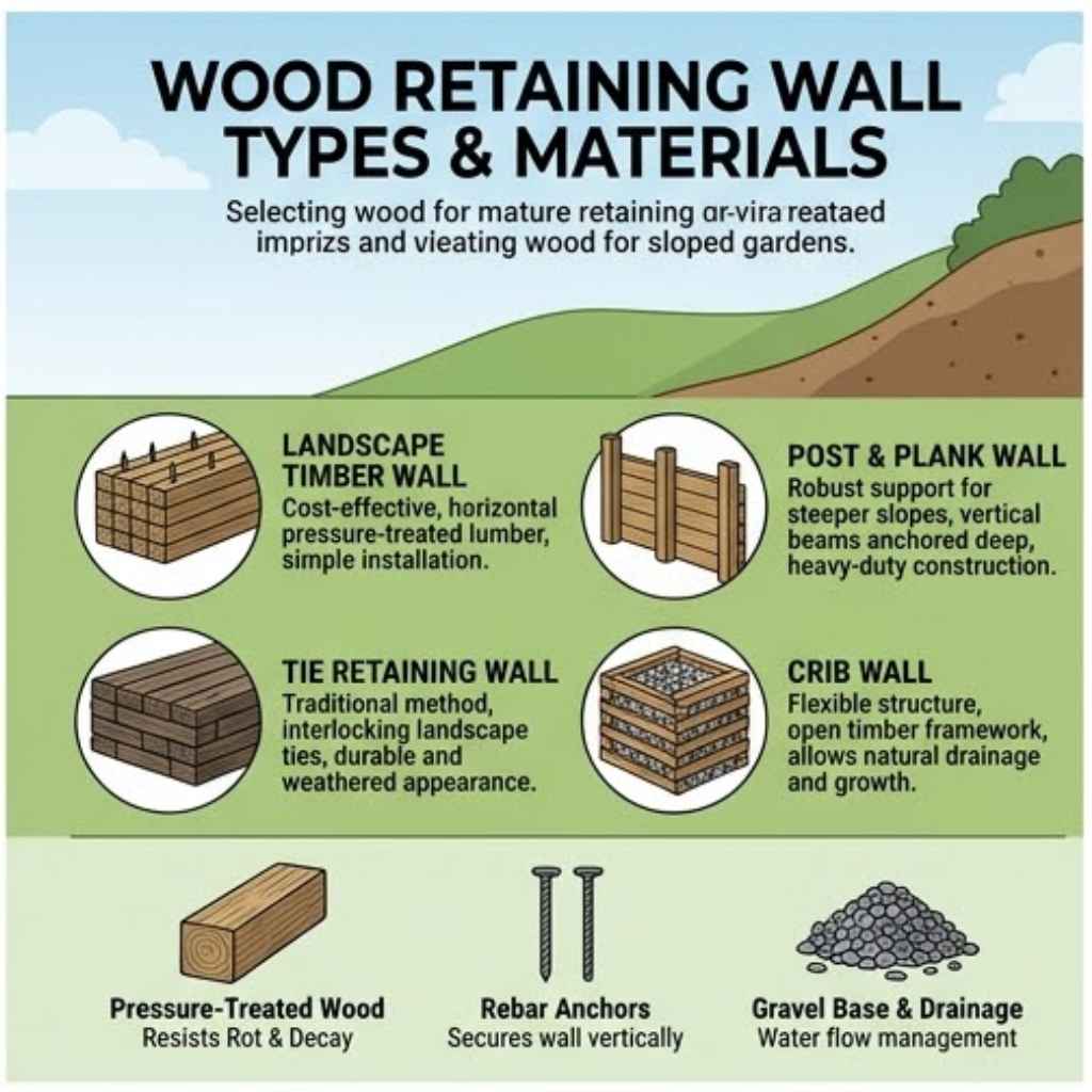 Understanding Wood Retaining Walls for Slopes